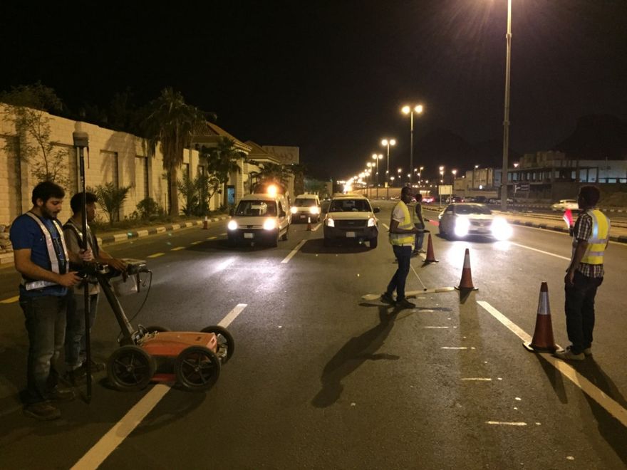 GIS Utility Mapping — Makkah Major Roads and Streets (45 Million sqm)
