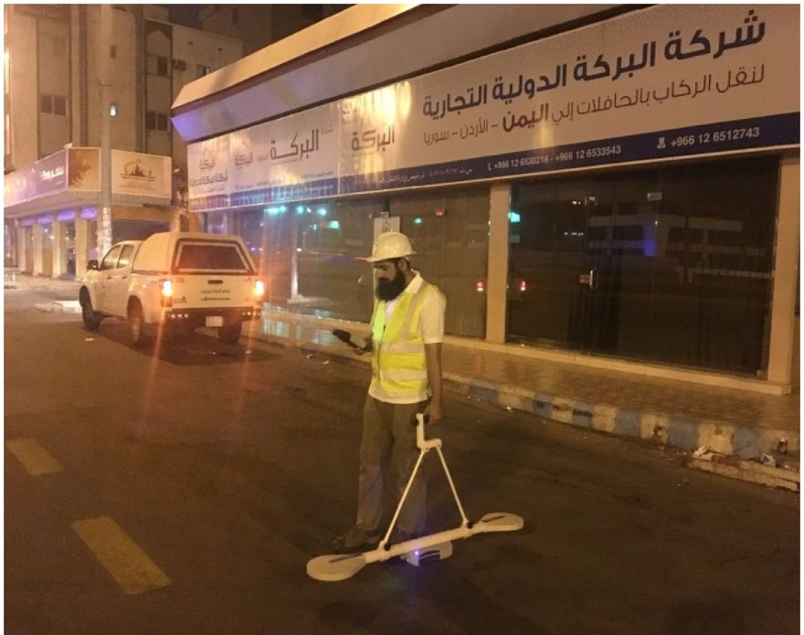 Underground Utility and Topographic Survey — Four Saudi Industrial Cities