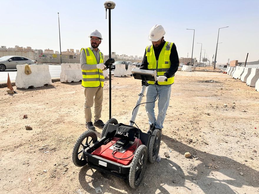 Underground Utility Mapping — New Murabba Project Area